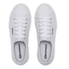 Superga Vegan Leather 2740 Platform Sneaker - White