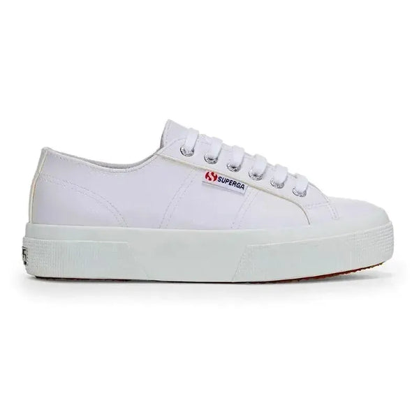 Superga Vegan Leather 2740 Platform Sneaker - White
