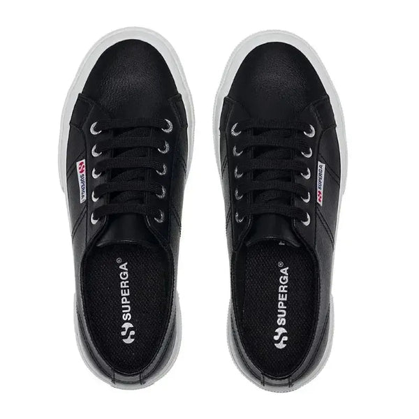 Superga Vegan Tumble 2750 Leather Classic - Black
