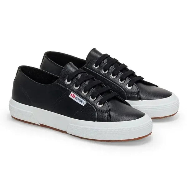 Superga Vegan Tumble 2750 Leather Classic - Black