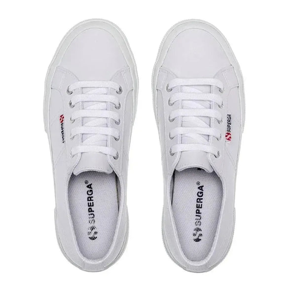 Superga Vegan Tumble 2750 Leather Classic - White