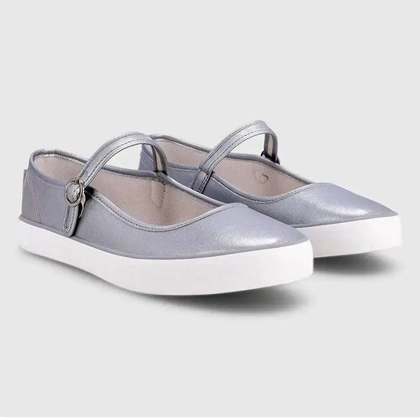 Tomy Elsa Flats - Silver