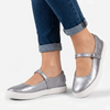 Tomy Elsa Flats - Silver