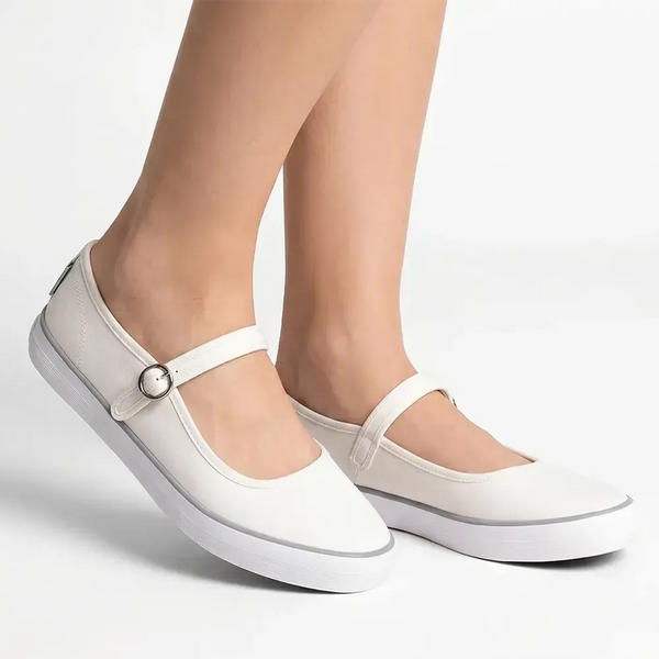 Tomy Elsa Flats - White