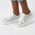 Tomy Flick Lace Up Sneaker - Silver