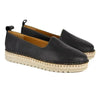 Tsonga Banjul Leather Espadrille Loafer - Black Nantan