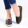 Tsonga Banjul Leather Espadrille Loafer - Black Nantan