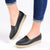 Tsonga Banjul Leather Espadrille Loafer - Black Nantan