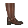 Tsonga Bobedi Leather Block Heel Long Boot - Sable Relaxa