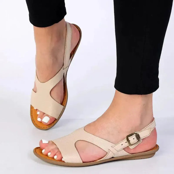 Tsonga Butembo Slingback Sandal - Beige