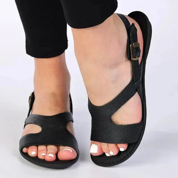 Tsonga Butembo Slingback Sandal - Black