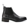 Tsonga Ennedi Gusset Ankle Leather Boot - Black Relaxa