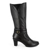 Tsonga Inkumbula Mid-Calf Leather Boot - Black
