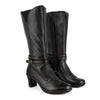 Tsonga Inkumbula Mid-Calf Leather Boot - Black