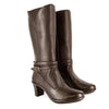 Tsonga Inkumbula Mid-Calf Leather Boot - Choc