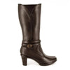 Tsonga Inkumbula Mid-Calf Leather Boot - Choc