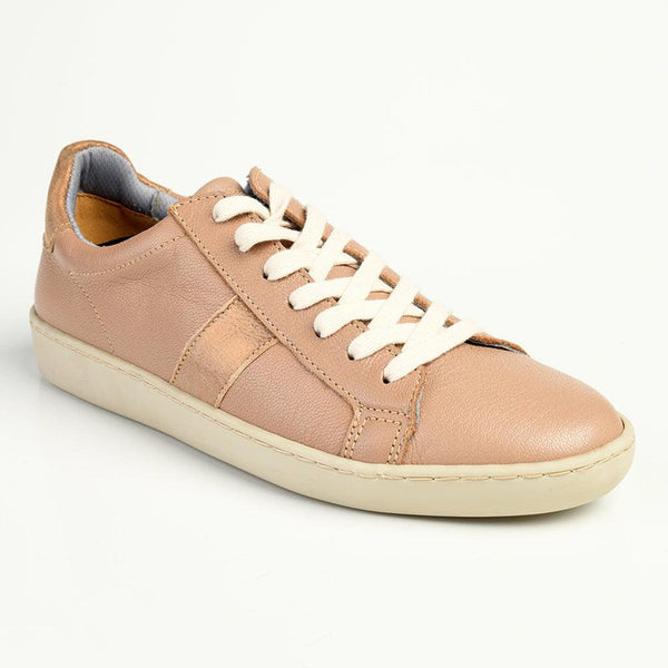 Tsonga Jelani Leather Fashion Sneaker - Timber / Beige-Tsonga-Buy shoes online