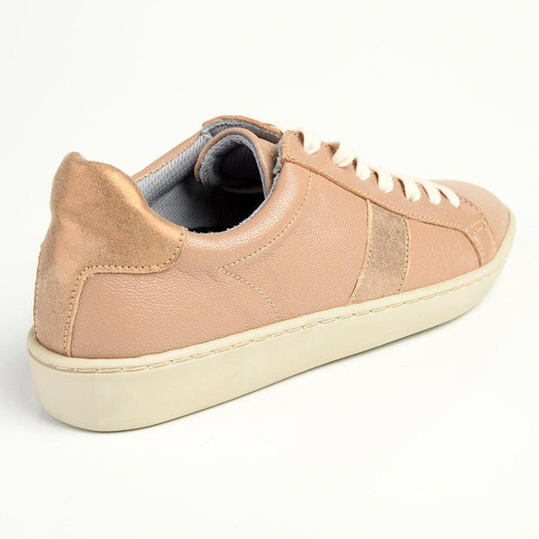 Tsonga Jelani Leather Fashion Sneaker - Timber / Beige-Tsonga-Buy shoes online