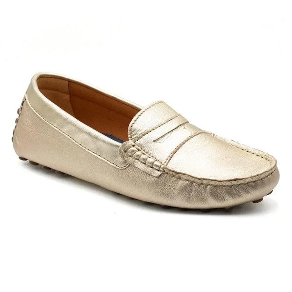 Tsonga Jozini Leather Moccasin - Platino