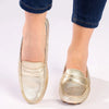 Tsonga Jozini Leather Moccasin - Platino