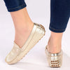 Tsonga Jozini Leather Moccasin - Platino