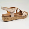Tsonga Lunda Leather Slingback Sandal - Cream