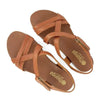 Tsonga Lunda Leather Slingback Sandal - Oak
