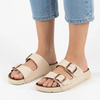 Tsonga Masego Leather Footbed Sandal - Cream