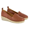 Tsonga Mfifa Leather Closed Toe Wedge - Cayak Tan