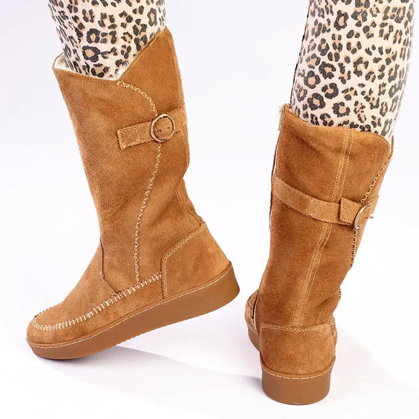 Tsonga Ruaha Leather Boot - Choc Floater