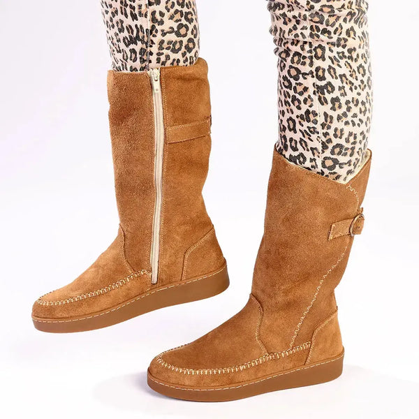 Tsonga Ruaha Leather Boot - Choc Floater
