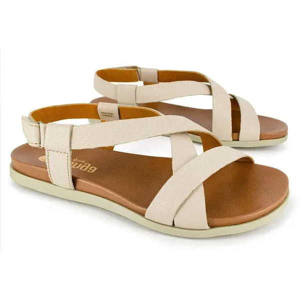 Tsonga Sadani Leather Sandals - Cream