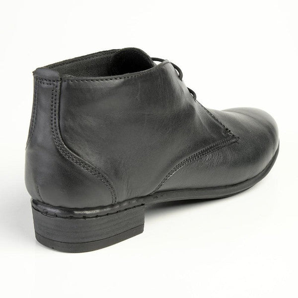 Tsonga Sizaya Leather Ankle Bootie - Black-Tsonga-Buy shoes online