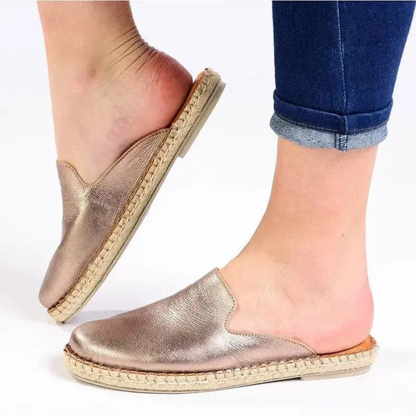 Tsonga Ukubasa Leather Mule Sandal - Sabbia Galaxy