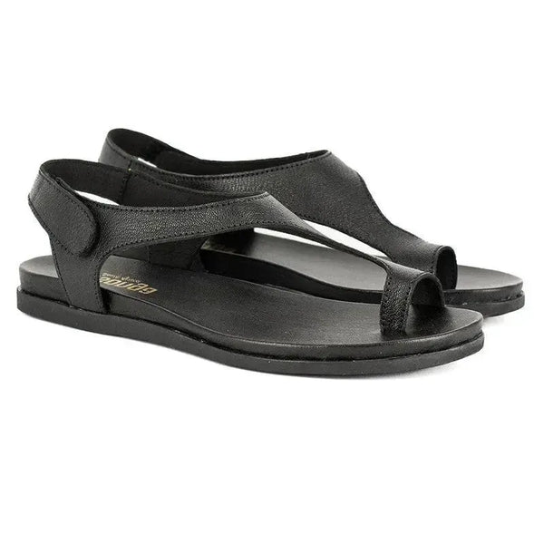 Tsonga Ukumosa Leather Sandals - Black