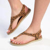 Tsonga Ukumosa Leather Sandals - Leopard
