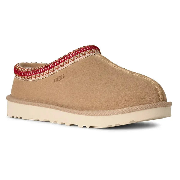 UGG Tasman II Slipper - Sand Dark Cherry