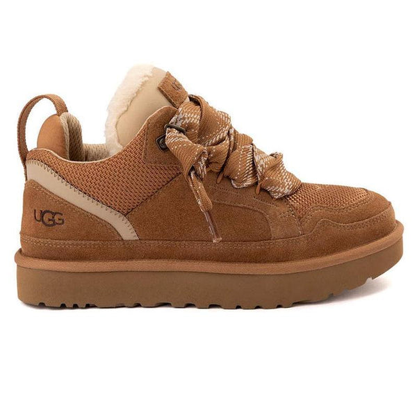 UGG Womens Lowmel Leather Sneaker - Tan-UGG-Buy shoes online
