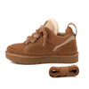 UGG Womens Lowmel Leather Sneaker - Tan-UGG-Buy shoes online
