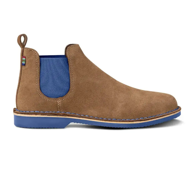 Veldskoen Leather Chelsea J Bay - Blue Sole / Grain Suede
