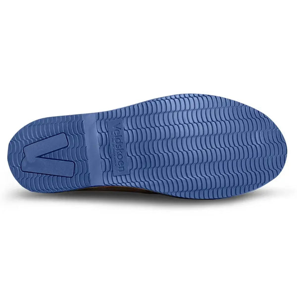 Veldskoen Leather Chelsea J Bay - Blue Sole / Grain Suede