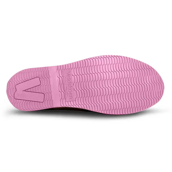 Veldskoen Leather Chelsea Uhambo - Light Pink Sole/Tan Grain Suede
