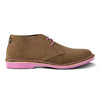 Veldskoen Leather Heritage Uhambo - Light Pink Sole/Tan Grain Suede