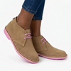 Veldskoen Leather Traditional Heritage Uhambo - Pink Sole