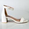 Madison Amira Block Heel - White