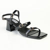Madison Claire Block Heel - Black
