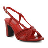 Pierre Cardin Peep Toe Heel - Red