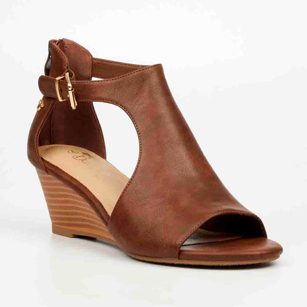 Butterfly Feet Shani 15 Wedge - Chocolate