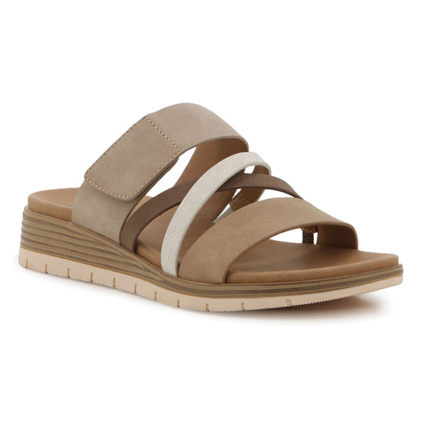 Soft Style by Hush Puppies Carmen Sandal - Beige/ Brown