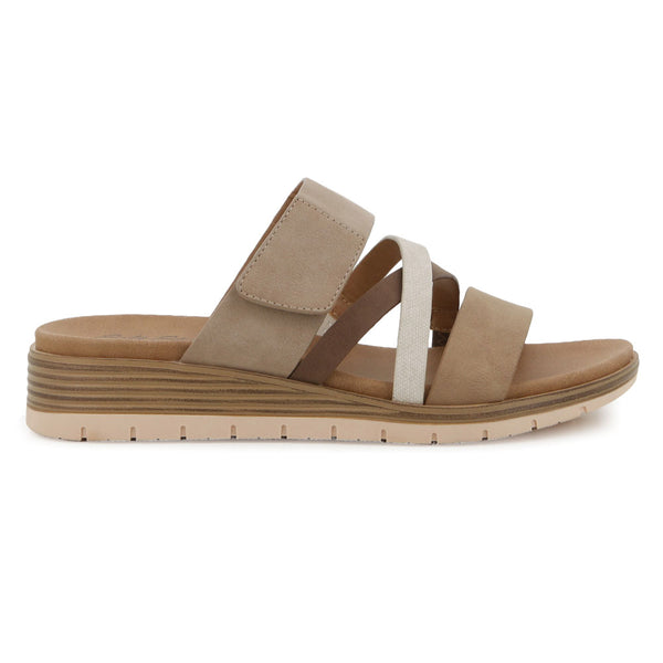 Soft Style by Hush Puppies Carmen Sandal - Beige/ Brown